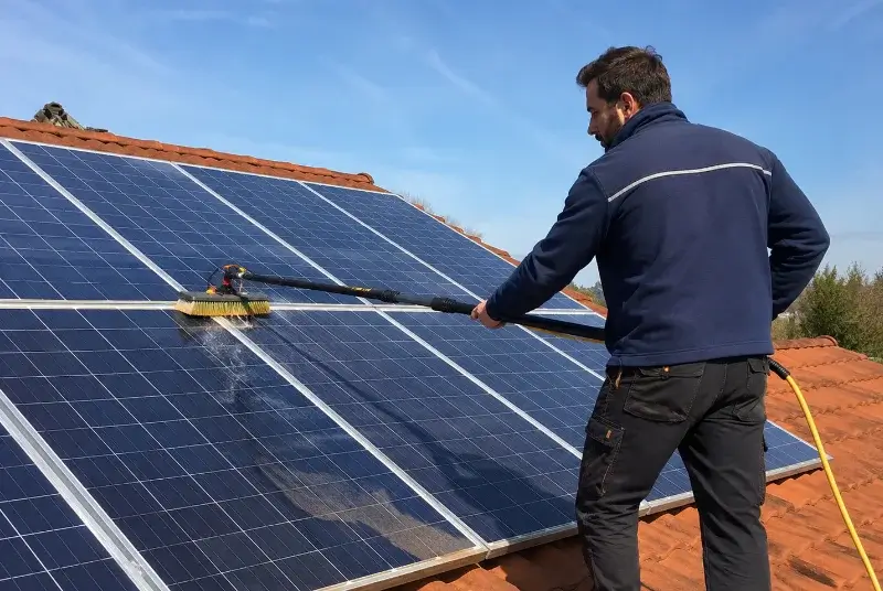 Nettoyage et entretien de panneaux solaires à Cysoing